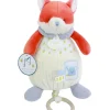 Doudou et Compagnie Boite a musique Renard - Romarin - 20 cm> Boîte À Musique