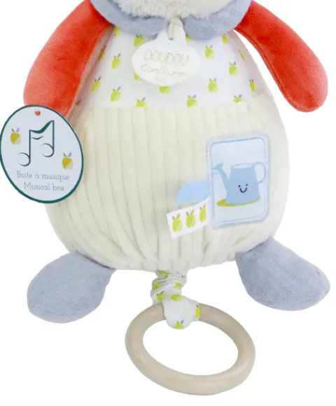 Doudou et Compagnie Boite a musique Renard - Romarin - 20 cm> Boîte À Musique