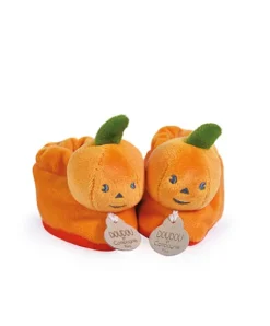 Doudou et Compagnie Chaussons bébé citrouilles - 0-6 mois> Chaussons