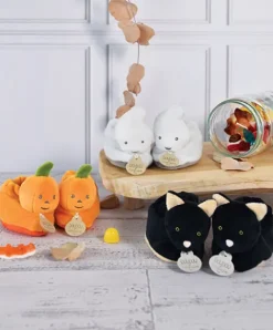 Doudou et Compagnie Chaussons bébé citrouilles - 0-6 mois><noscript><img width=