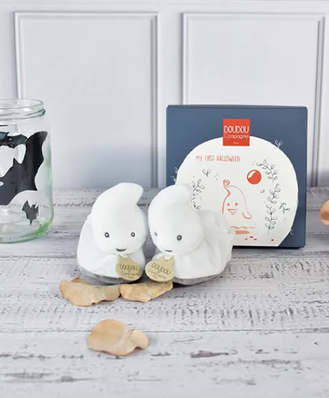 Doudou et Compagnie Chaussons bébé fantômes - 0-6 mois> Chaussons