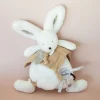 Doudou et Compagnie Coffret Doudou plat Lapin beige - Happy Wild - 25 cm> Doudou Plat