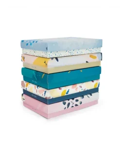 Doudou et Compagnie Coffret Mini Doudou Lapin rose - Happy Blush - 17 cm><noscript><img width=