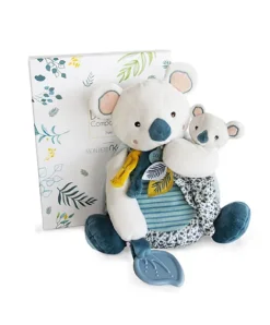 Doudou et Compagnie Coffret peluche d'activités Yoca le koala et son bébé - 25 cm><noscript><img width=