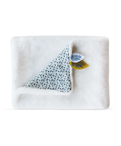 Doudou et Compagnie Couverture bébé plaid Douceur Yoca le koala - Blanc - 70 x 100 cm> Les Plaids