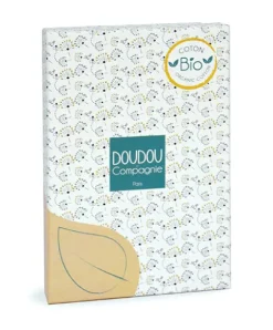 Doudou et Compagnie Doudou attache sucette abeille Pollen en coton BIO - 17 cm><noscript><img width=