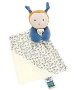 Doudou et Compagnie Doudou bébé abeille Pollen en coton BIO - 20 cm - modèle aléatoire> Doudous En Coton Bio|Doudou Plat