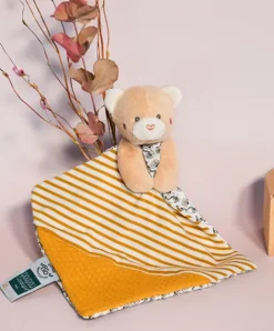 Doudou et Compagnie Doudou bébé ours en coton BIO - 20 cm - modèle aléatoire><noscript><img width=