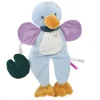 Doudou et Compagnie Doudou canard bleu avec feuille - "Mon petit coin-coin"> Peluches|Hochets Et Pantins D'Activités
