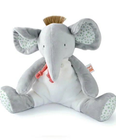 Doudou et Compagnie Doudou elephant gris - 30 cm> Peluches
