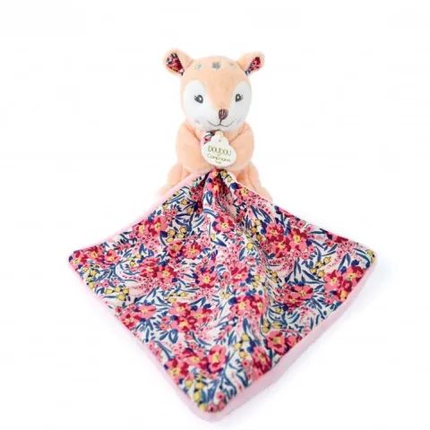 Doudou et Compagnie Doudou FAON beige avec mouchoir - BOH'AIME> Petit Format