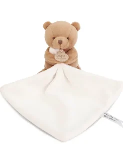 Doudou et Compagnie Doudou mouchoir- Mon petit ourson - Marron - 10 cm> Doudou Plat