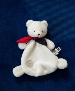 Doudou et Compagnie Doudou plat fabriqué en France - L'Ours Élysée - 22 cm><noscript><img width=