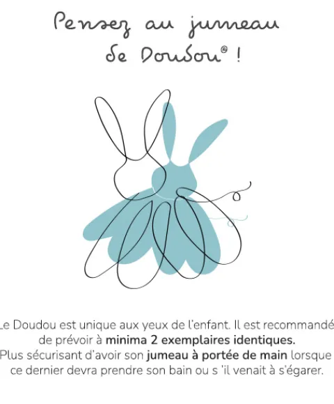 Doudou et Compagnie Doudou Souris blanche - Cocon - Balle d'éveil - 3 EN 1> Doudou Plat|Balles Sensorielles