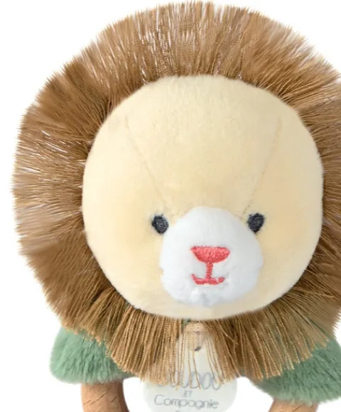 Doudou et Compagnie Hochet bébé lion - 15 cm> Hochets Et Pantins D'Activités