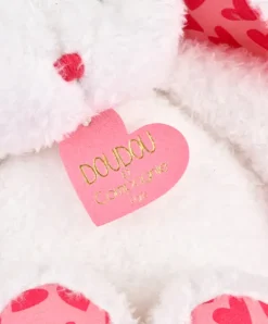 Doudou et Compagnie LAPIN JE T'AIME en sac cadeau - 25 cm><noscript><img width=