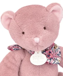 Doudou et Compagnie L'Ours Doudou® - Ours en peluche rose - 25 cm> Peluches|Les Ours En Peluche