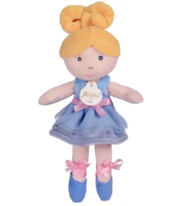 Doudou et Compagnie Ma poupée ballerine - Bleu - 25 cm> Poupées De Chiffon