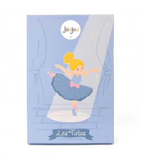 Doudou et Compagnie Ma poupée ballerine - Bleu - 25 cm> Poupées De Chiffon