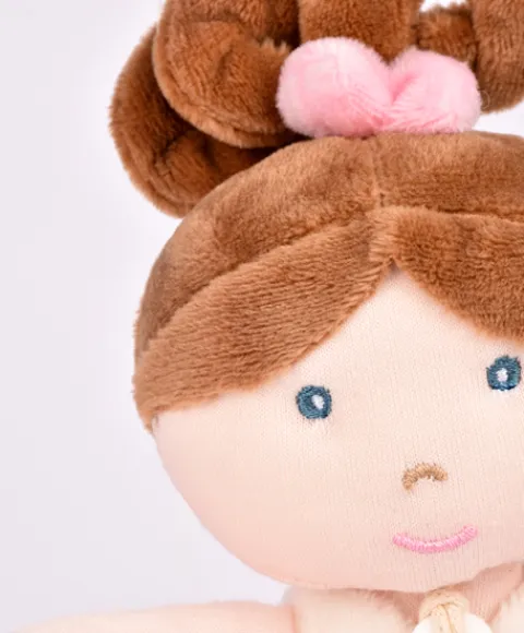 Doudou et Compagnie Ma poupée ballerine - Blanche - 25 cm> Poupées De Chiffon