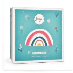 Doudou et Compagnie Ma première poupée douce Verte - Mlle menthe - 21 cm><noscript><img width=