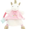 Doudou et Compagnie Marionnette à main Licorne rose - 25 cm> Marionnettes|Marionnettes