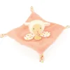 Doudou et Compagnie Mini Doudou mouton plat orange - 19 cm> Petit Format|Doudou Plat