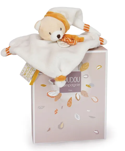 Doudou et Compagnie Mini doudou ours beige - 20 cm> Doudou Plat