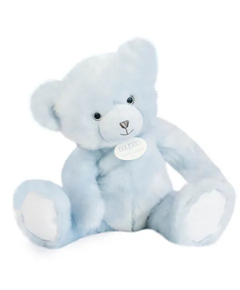 Doudou et Compagnie Ours en peluche bleu glacé - Collection - 37 cm> Peluches|Les Ours En Peluche