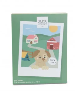 Doudou et Compagnie Peluche chien - 17 cm - DOUDOU de la ferme avec boite sonore><noscript><img width=