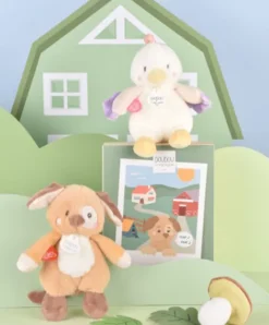 Doudou et Compagnie Peluche chien - 17 cm - DOUDOU de la ferme avec boite sonore><noscript><img width=