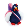 Doudou et Compagnie Peluche coq bleu marine - 24 cm - Fabriqué en France> Peluches