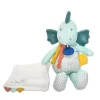Doudou et Compagnie Peluche de dinosaure vert avec doudou - Filou - 25 cm> Peluche Avec Doudou