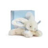Doudou et Compagnie Peluche Lapin Bonbon Bleu - 16 cm> Petit Format|Peluches
