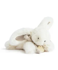 Doudou et Compagnie Peluche Lapin Bonbon Taupe - 16 cm> Petit Format|Peluches