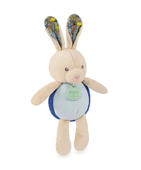 Doudou et Compagnie Peluche lapin Pâques pop-up - Bleu> Petit Format|Balles Sensorielles