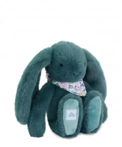 Doudou et Compagnie Peluche lapin vert 25 cm - Lapin Fleurette><noscript><img width=