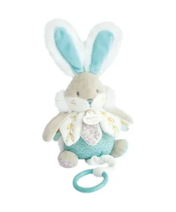 Doudou et Compagnie Peluche musicale lapin de sucre Vert - 20 cm><noscript><img width=