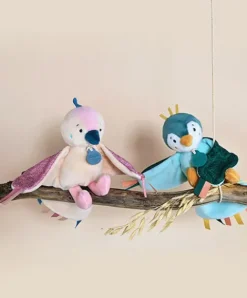 Doudou et Compagnie peluche musicale oiseau Cui-cui - Rose><noscript><img width=