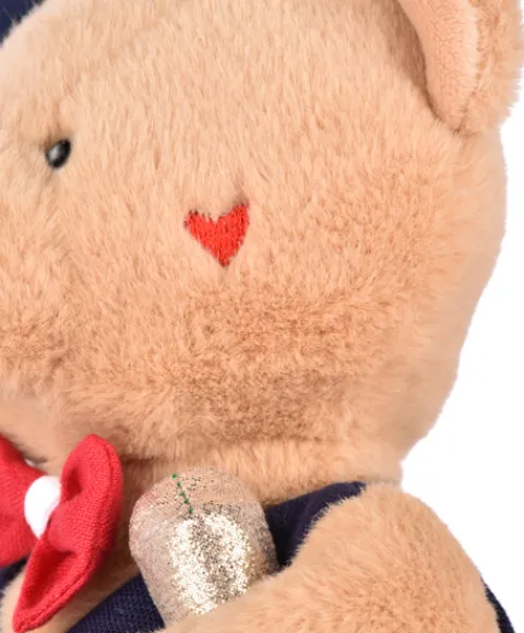 Doudou et Compagnie Peluche Ours beige- Célébration - 25 cm> Peluches|Peluche Adulte