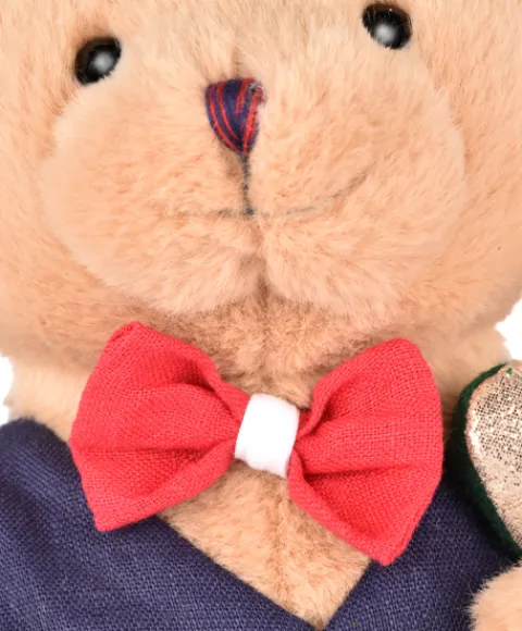 Doudou et Compagnie Peluche Ours beige- Célébration - 25 cm> Peluches|Peluche Adulte