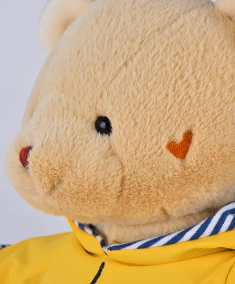 Doudou et Compagnie Peluche Ours Marin avec ciret jaune - 28 cm> Peluches|Les Ours En Peluche