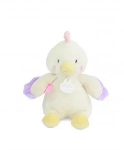 Doudou et Compagnie Peluche poule - 17 cm - DOUDOU de la ferme avec boite sonore> Peluches