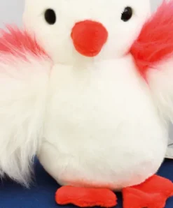 Doudou et Compagnie Peluche poussin blanc - 15 cm - Fabriqué en France><noscript><img width=