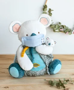 Doudou et Compagnie Peluche range pyjama Yoca le koala - 40 cm><noscript><img width=