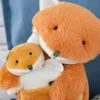 Doudou et Compagnie Peluche renard avec Bébé - 25 cm - Unicef> Peluches