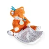 Doudou et Compagnie Peluche Renard avec Doudou Tiwipi - 21 cm> Peluche Avec Doudou