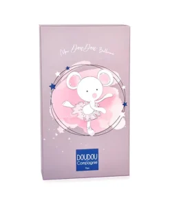 Doudou et Compagnie Peluche Souris Ballerine grise - 30 cm><noscript><img width=