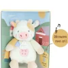 Doudou et Compagnie Peluche vache - 17 cm - DOUDOU de la ferme avec boite sonore> Peluches