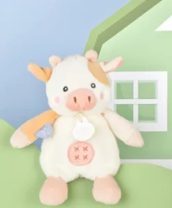 Doudou et Compagnie Peluche vache - 17 cm - DOUDOU de la ferme avec boite sonore><noscript><img width=
